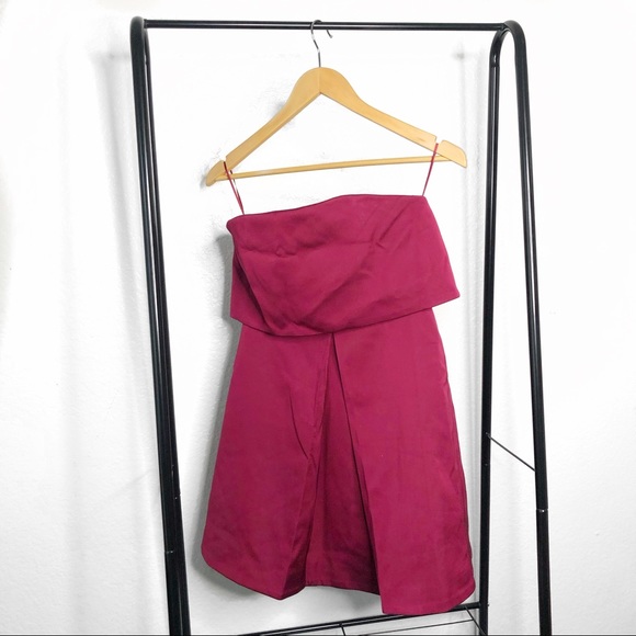 KEEPSAKE the Label Dresses & Skirts - NWT Keepsake Keep Watch Wine Red Strapless Dress KEEPSAKE the Label Dresses & Skirts - NWT Keepsake Keep Watch Wine Red Strapless Dress